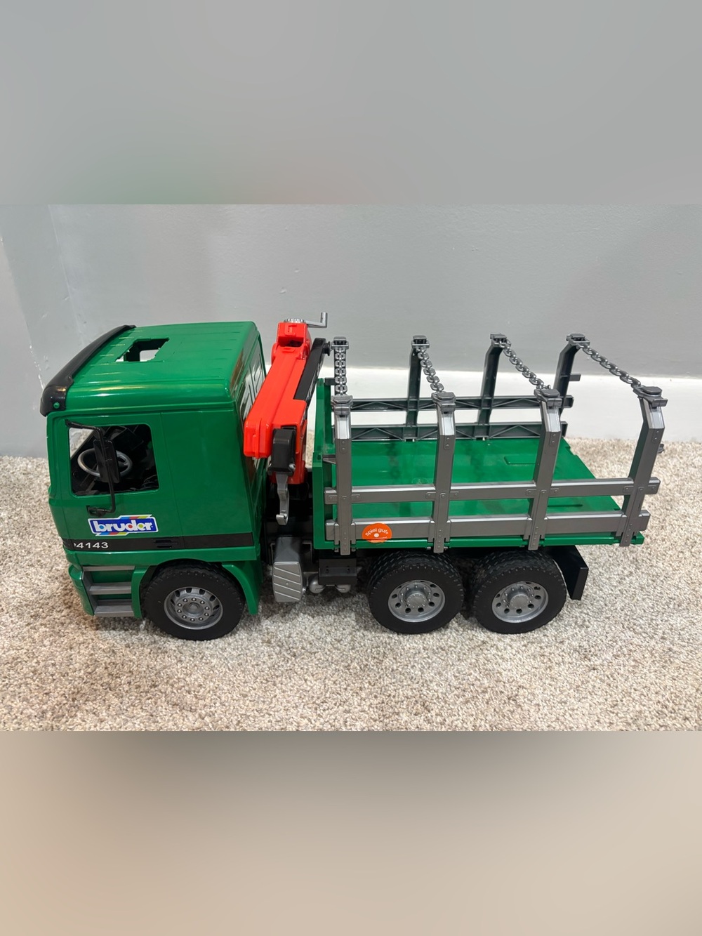 Bruder Large Timber Logging Truck Germany Toy Truck